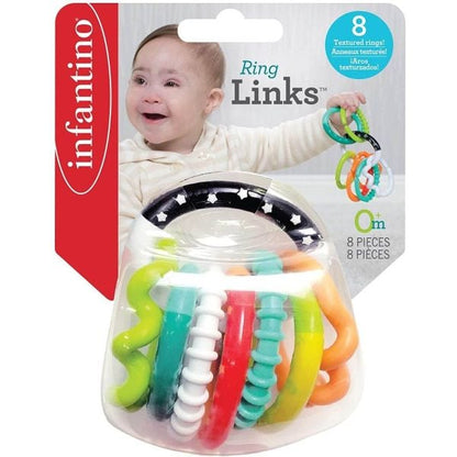 Textured Ring Links (10L)