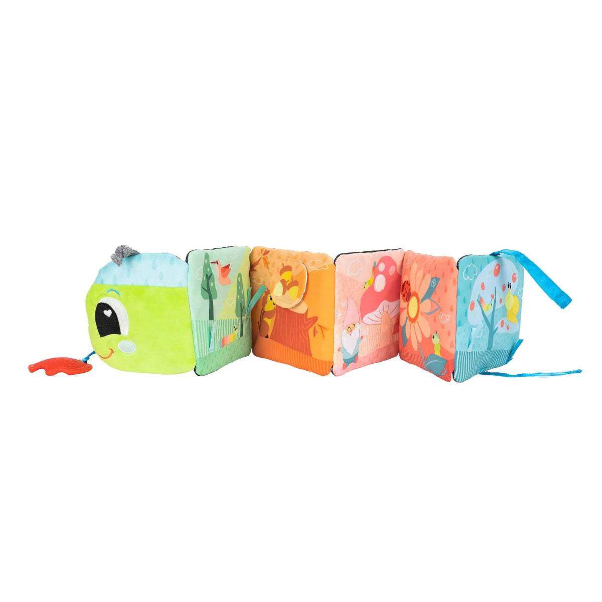 Lamaze - Colourful Journey Caterpillar Soft Book | 6M+