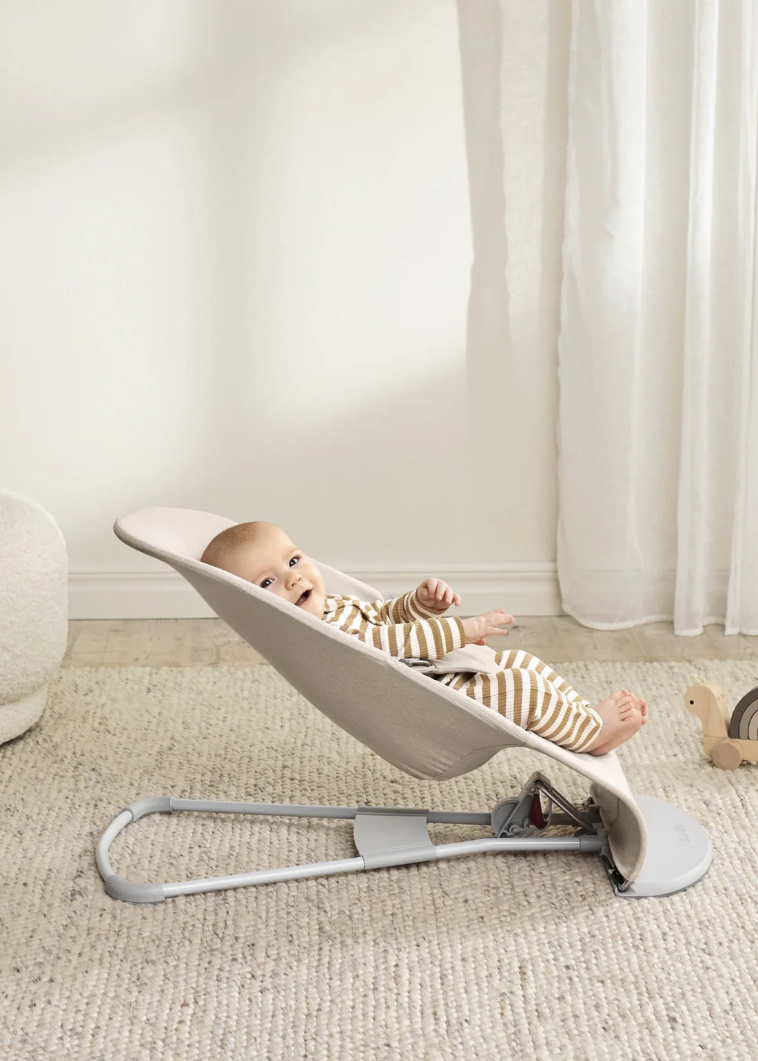 BabyBjörn - Bouncer Bliss | Woven | Light Beige