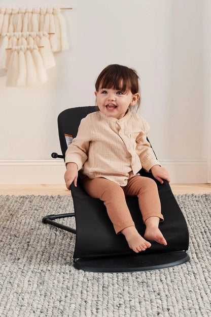 BabyBjörn - Bouncer Balance Soft | Woven | Black / Dark Grey