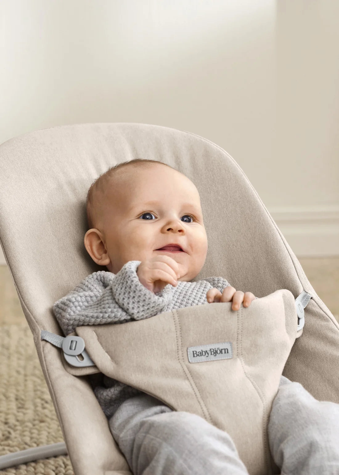 BabyBjörn - Bouncer Bliss | Woven | Light Beige