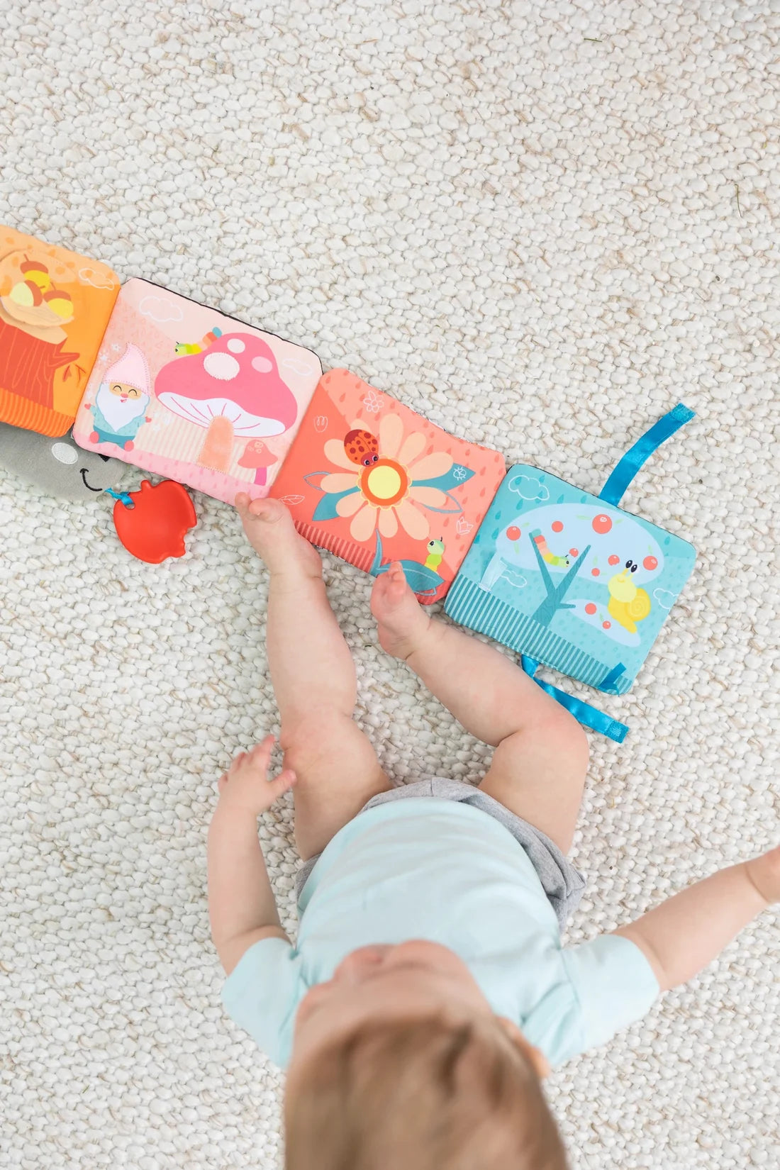 Lamaze - Colourful Journey Caterpillar Soft Book | 6M+