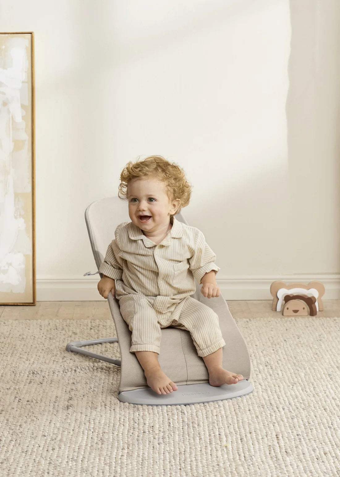 BabyBjörn - Bouncer Bliss | Woven | Light Beige