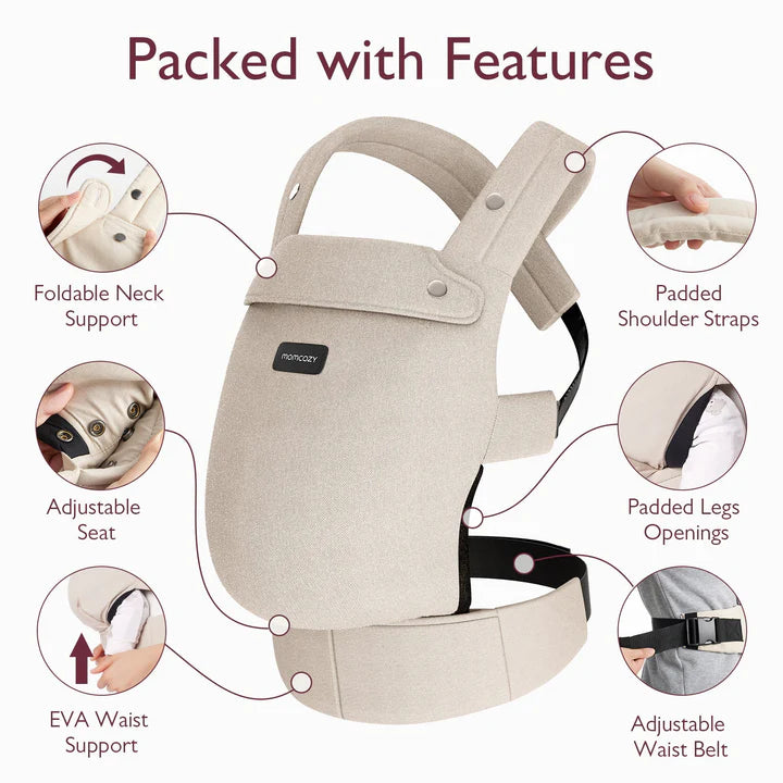 Momcozy - Baby Carrier Newborn to Toddler | Khaki