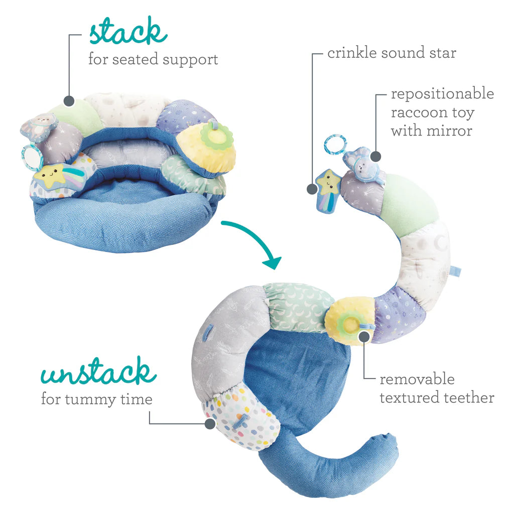 Infantino 2 in 1 Tummy Time & Seated Support