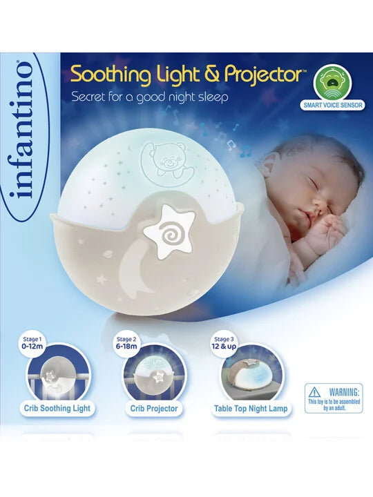 Wom Soothing Light & Projector
(Ecru)