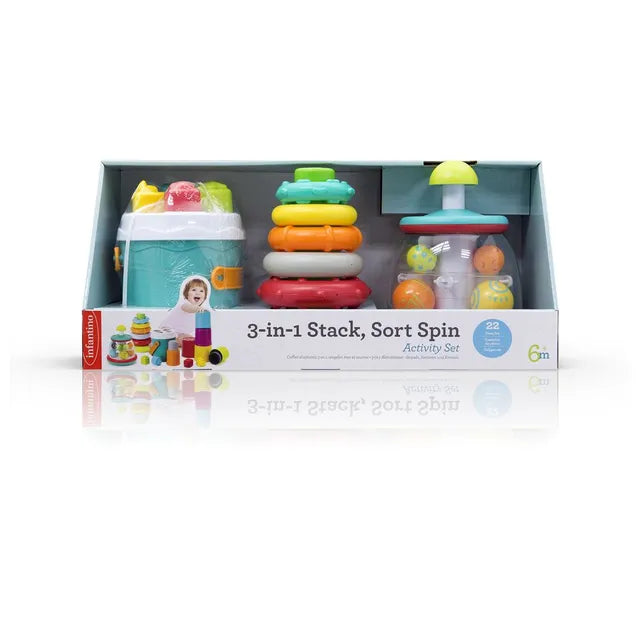 3-in-1 Stack, Sort Spin Activity Set