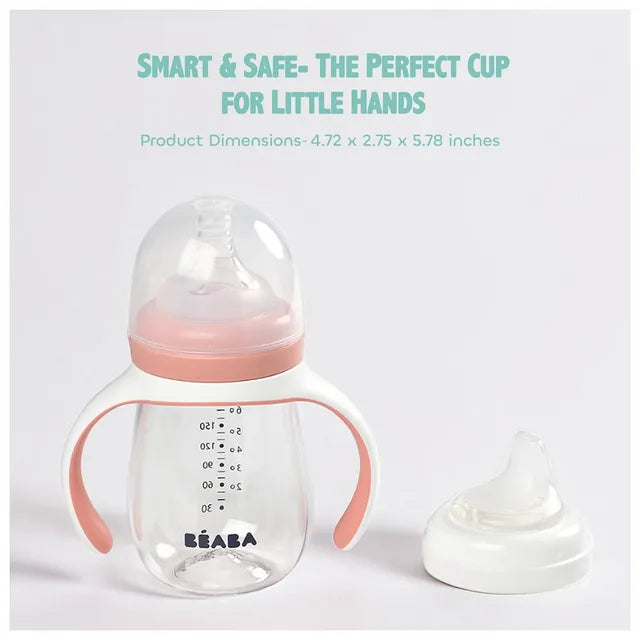 2-in-1 LearningCup Old pink