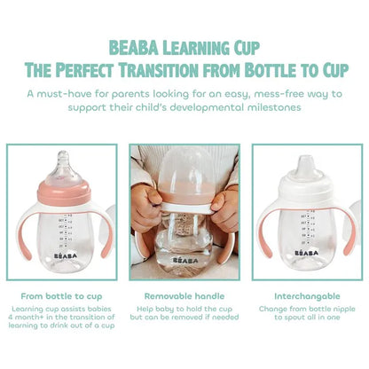 2-in-1 LearningCup Old pink