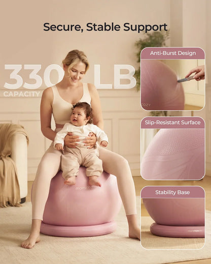 Momcozy - BirthEase Pregnancy Ball Set | Pink