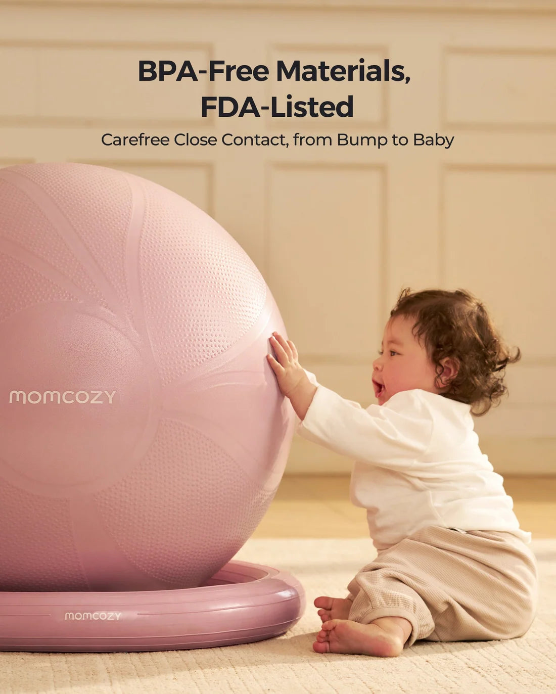Momcozy - BirthEase Pregnancy Ball Set | Pink