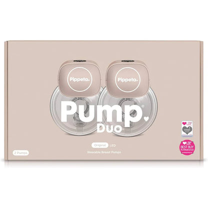 Pippeta LED Wearable Handsfree Breast Pump | Ash Roe (Pack of 2)
