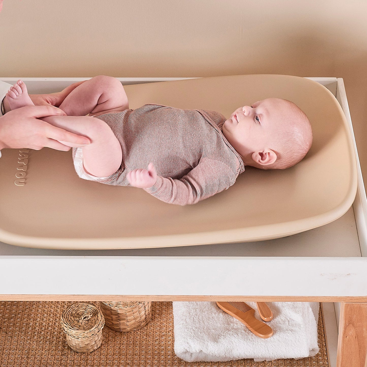 SOFTY changing pad beige