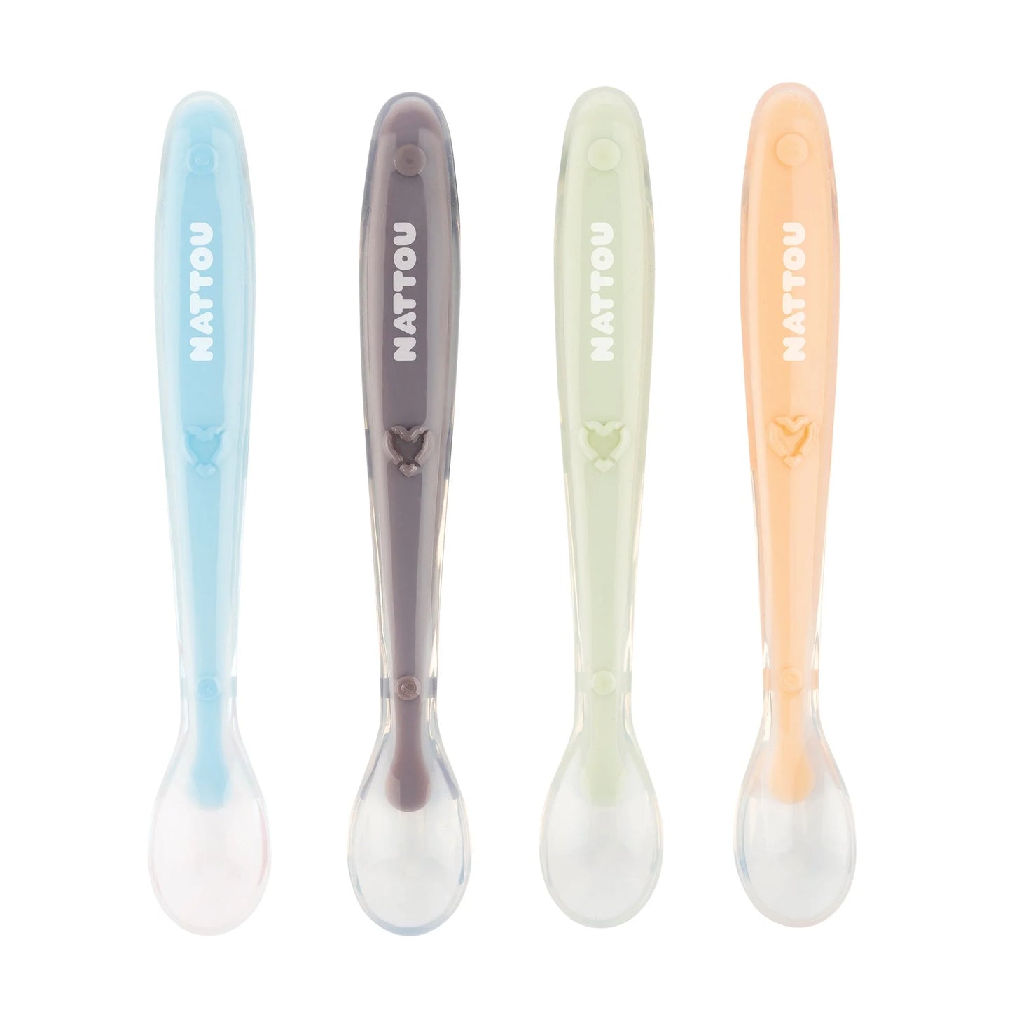 Set 4 spoons with case