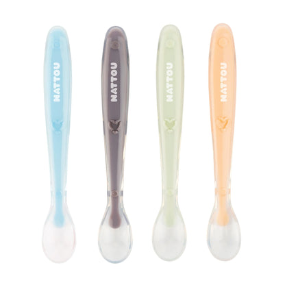 Set 4 spoons with case