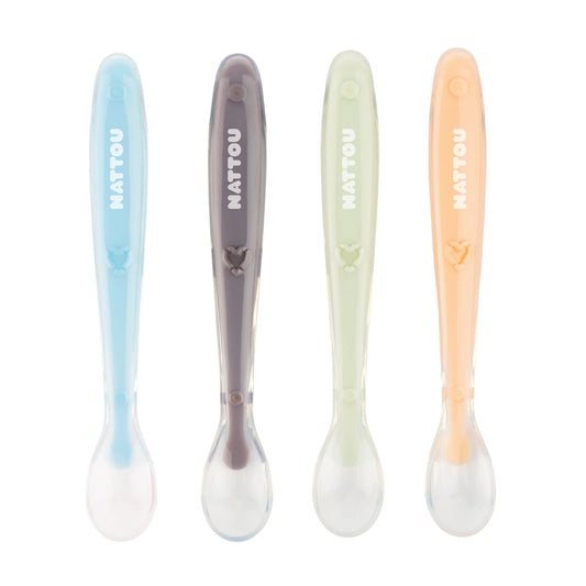 Set 4 spoons with case