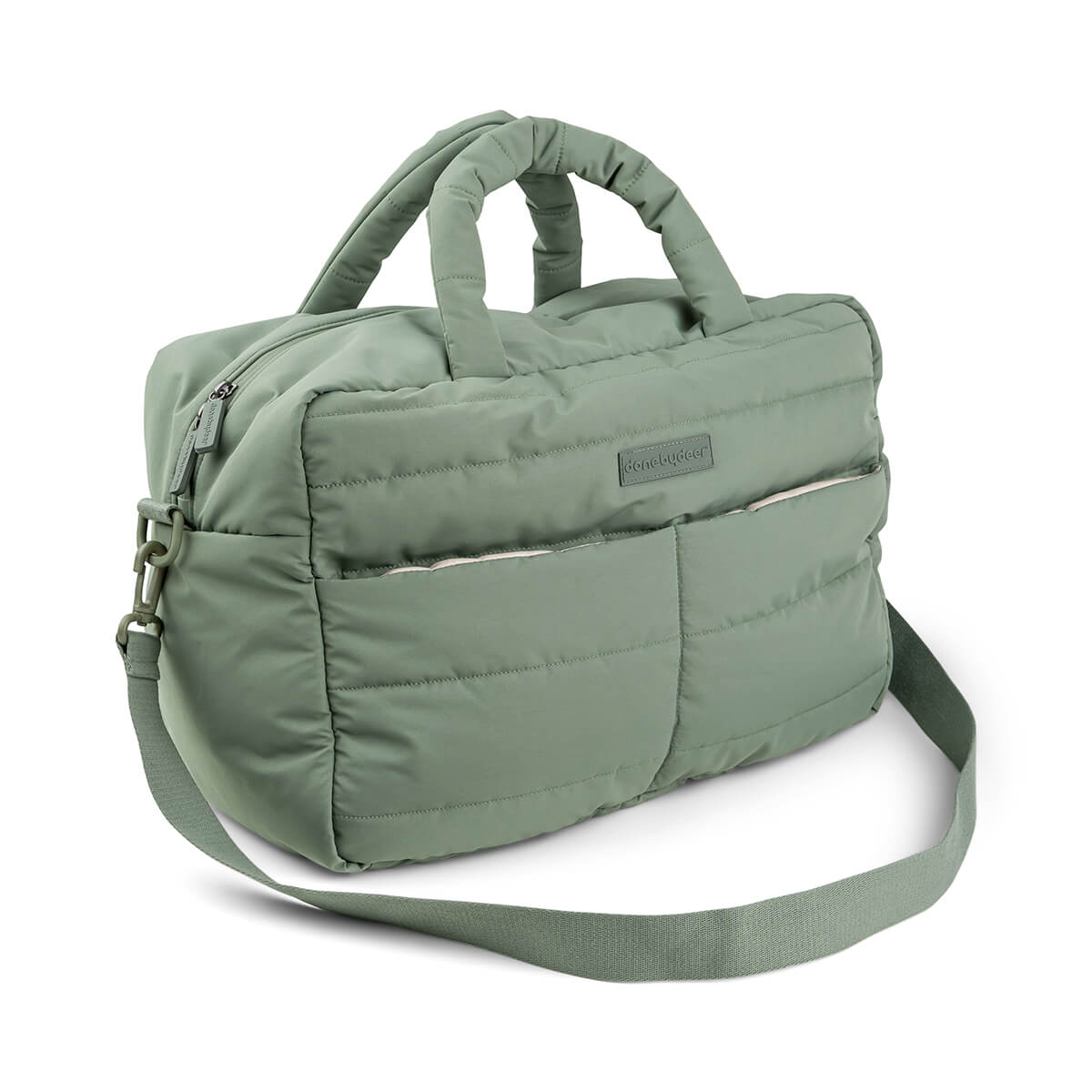 Quilted Changing Bag Green