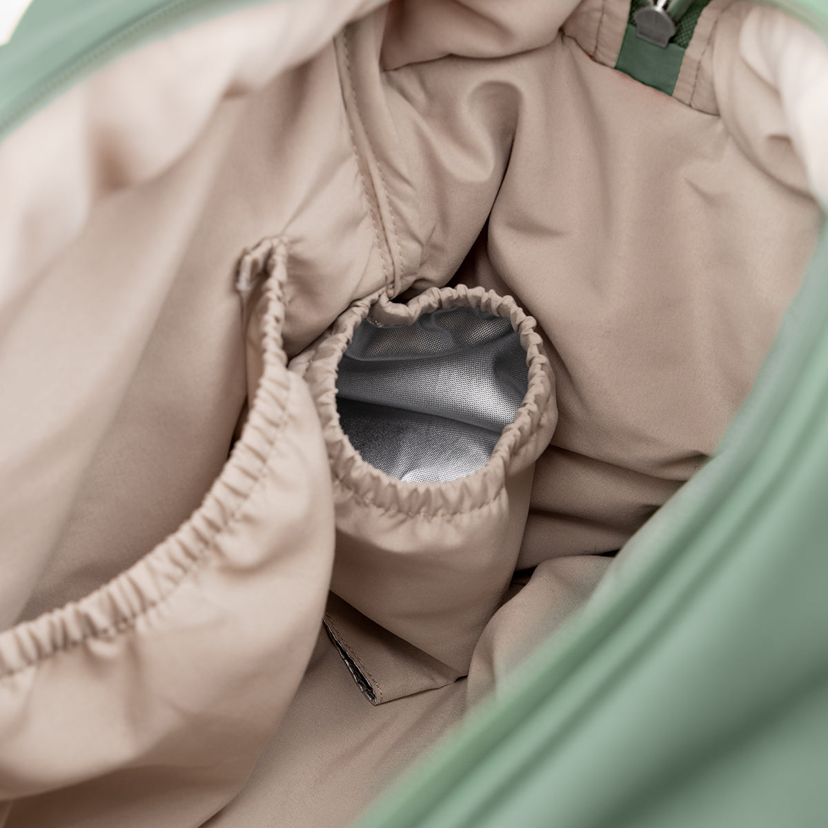 Quilted Changing Bag Green