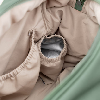 Quilted Changing Bag Green