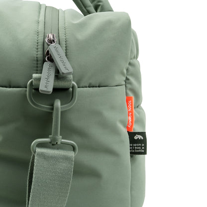 Quilted Changing Bag Green