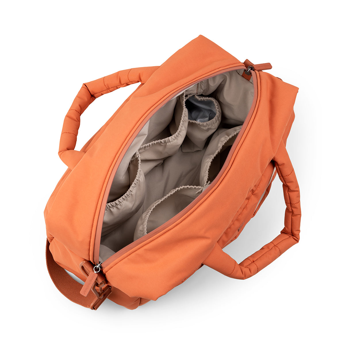 Quilted Changing Bag Papaya