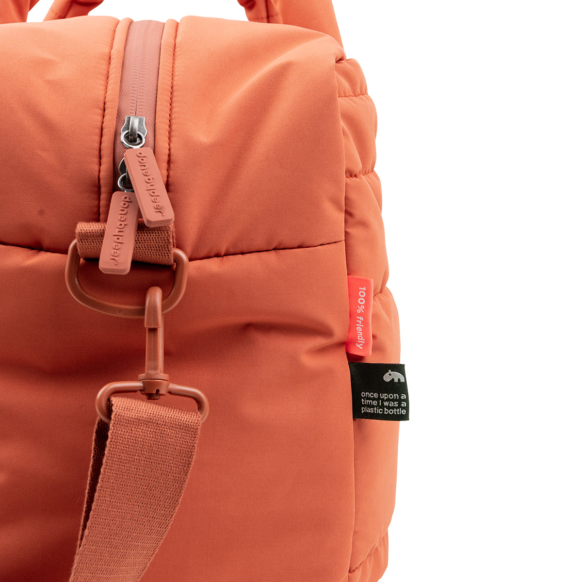 Quilted Changing Bag Papaya