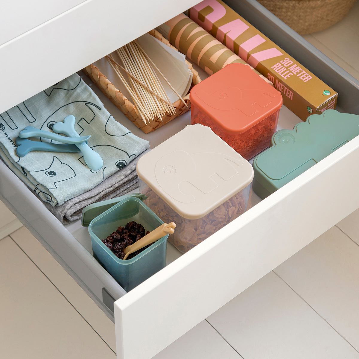 Food storage container set L Elphee Colour mix