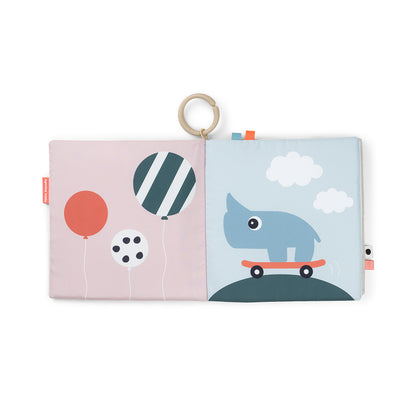 Tummy time soft book - Deer friends - Colour mix