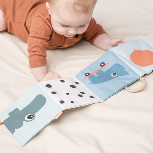 Fold-out soft book Deer friends Colour mix