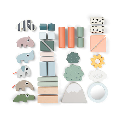 Building block set 34 pcs Deer friends Colour mix