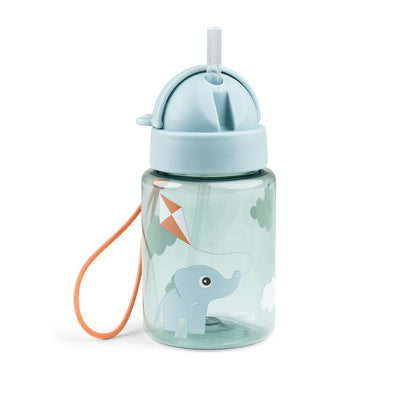 Lunch & snack box w/straw bottle Playground Blue