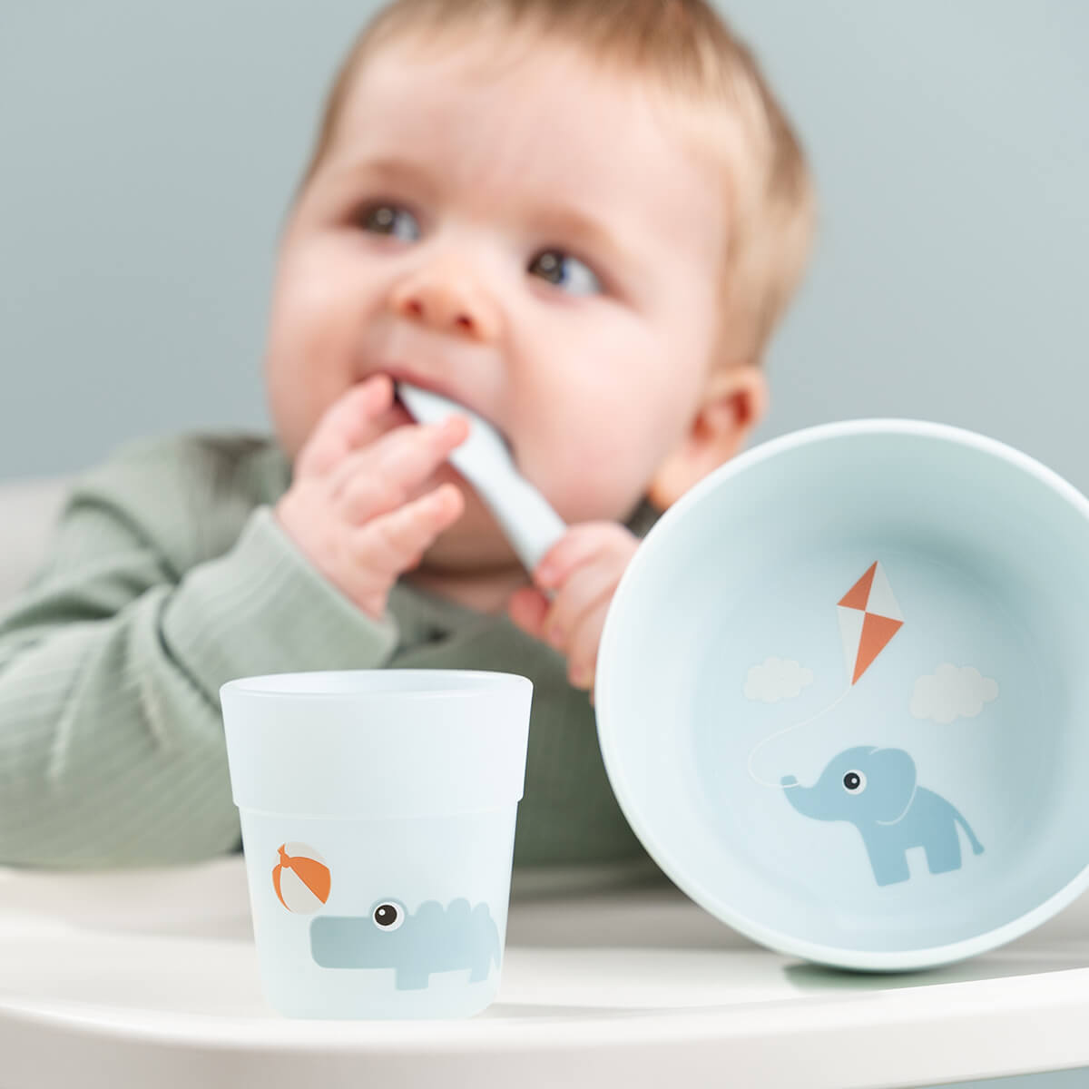 Foodie first meal set Playground Blue