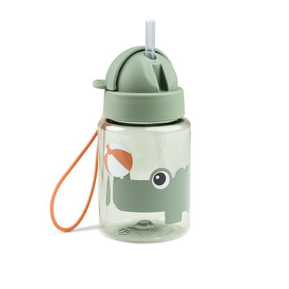 Straw bottle - Playground - Green - 280 ml