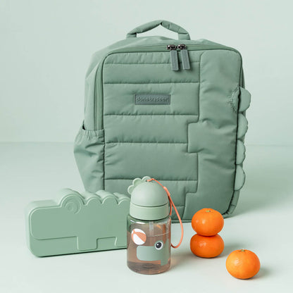 Straw bottle - Playground - Green - 280 ml