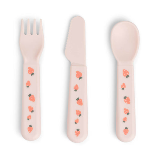Foodie cutlery set - Tiny farm - Powder