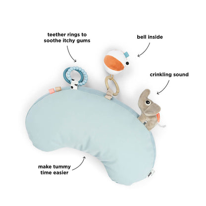 Tummy time activity pillow - Playground - Blue