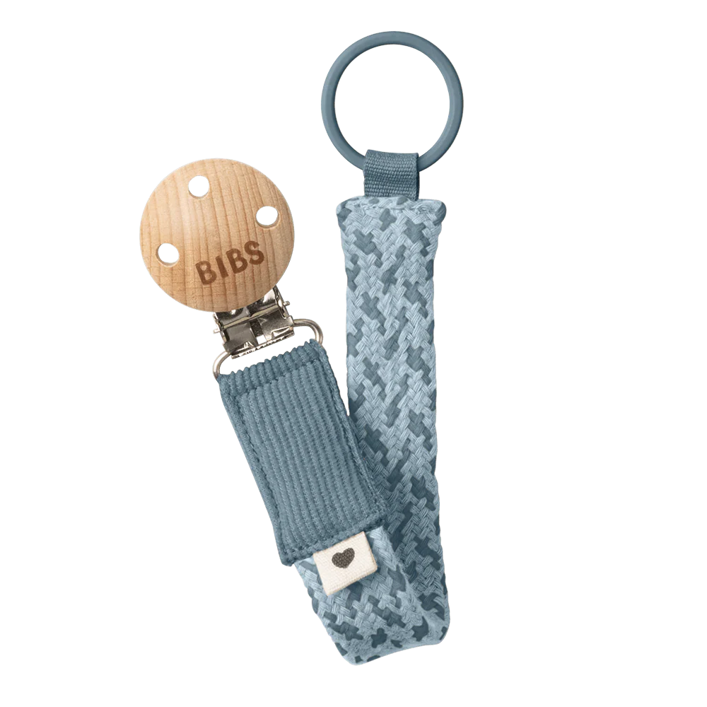 Pacifier Clip Petrol/Baby Blue