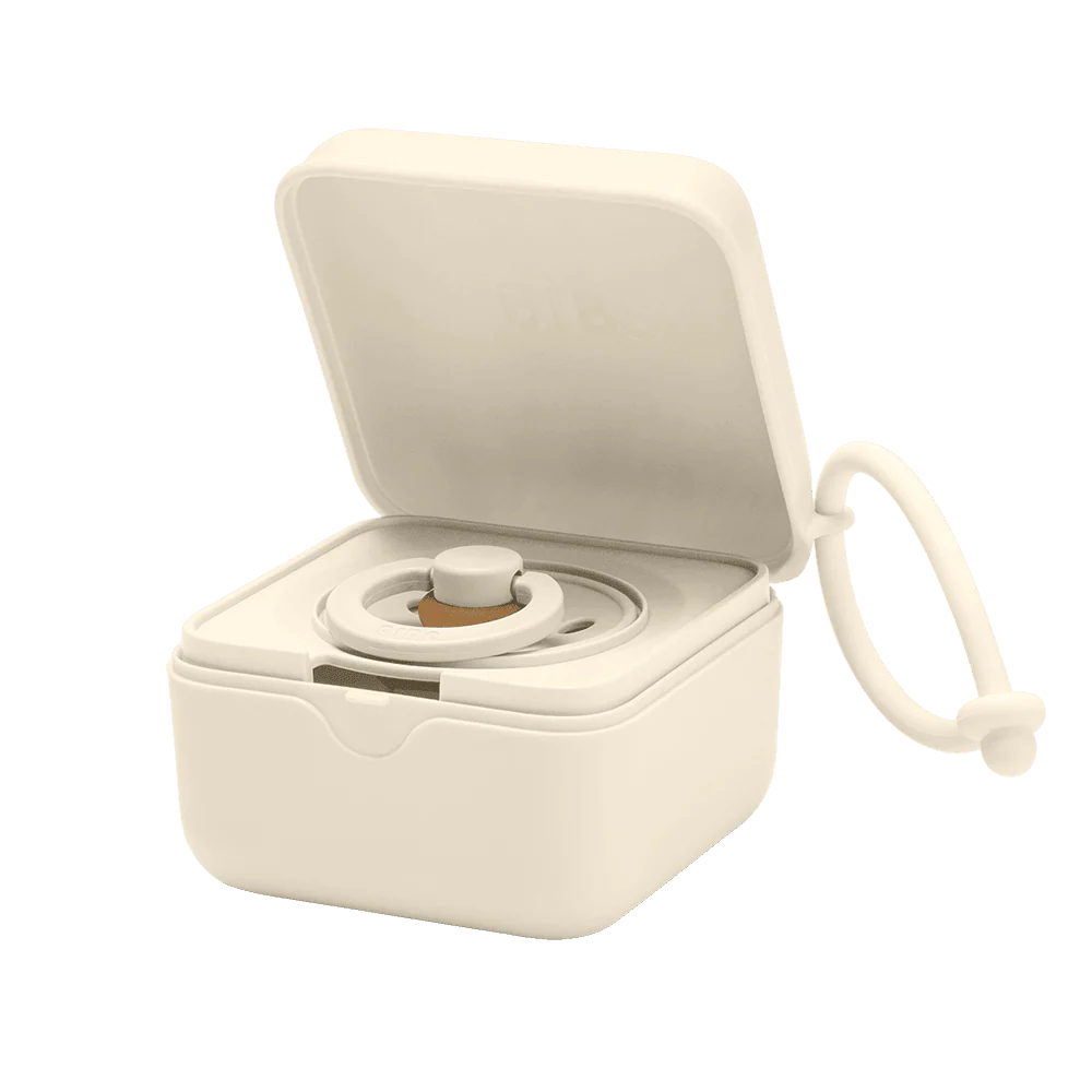 Bibs Pacifier Box  Ivory