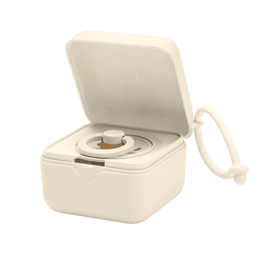 Bibs Pacifier Box  Ivory