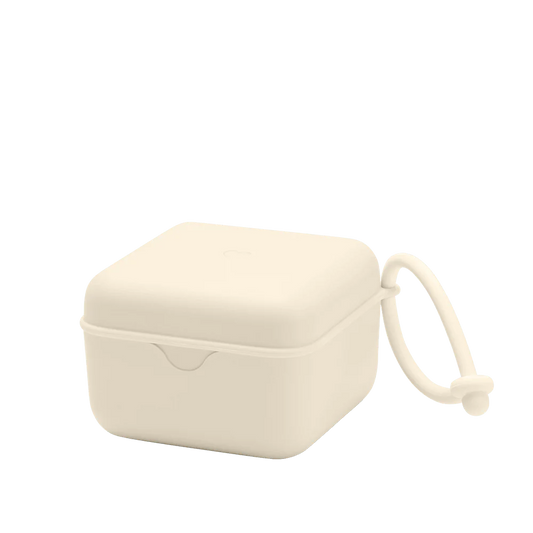 Bibs Pacifier Box  Ivory