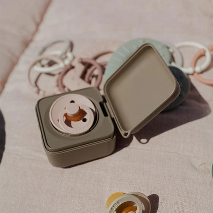 Bibs Pacifier Box  Ivory