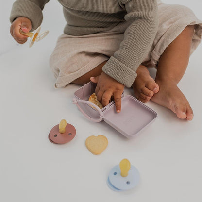 Bibs Pacifier Box  Blush