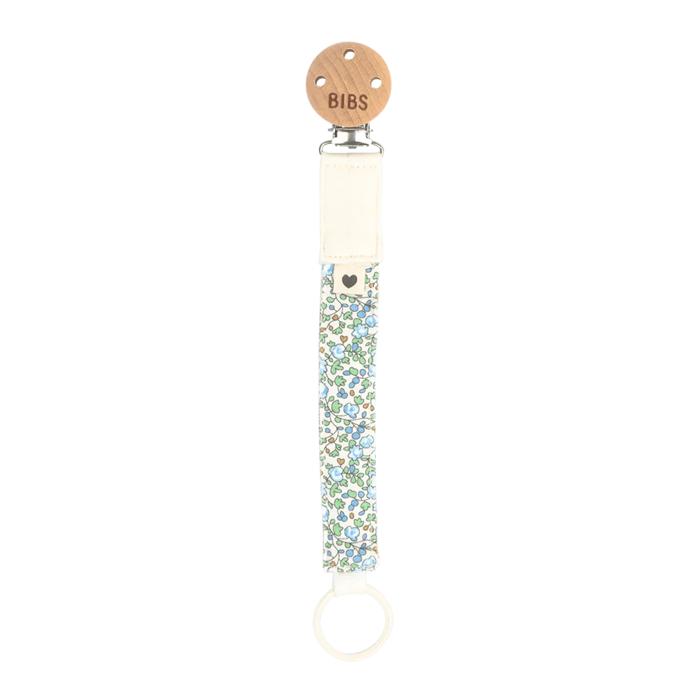 BIBS x Liberty Pacifier Clip Eloise Ivory