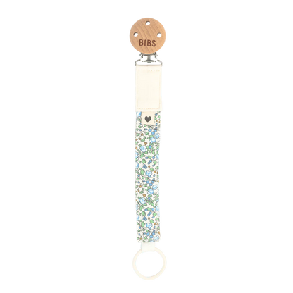 BIBS x Liberty Pacifier Clip Eloise Ivory
