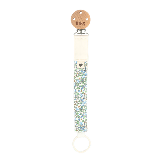 BIBS x Liberty Pacifier Clip Eloise Ivory