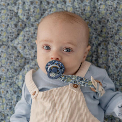 BIBS x Liberty Pacifier Clip Eloise Ivory
