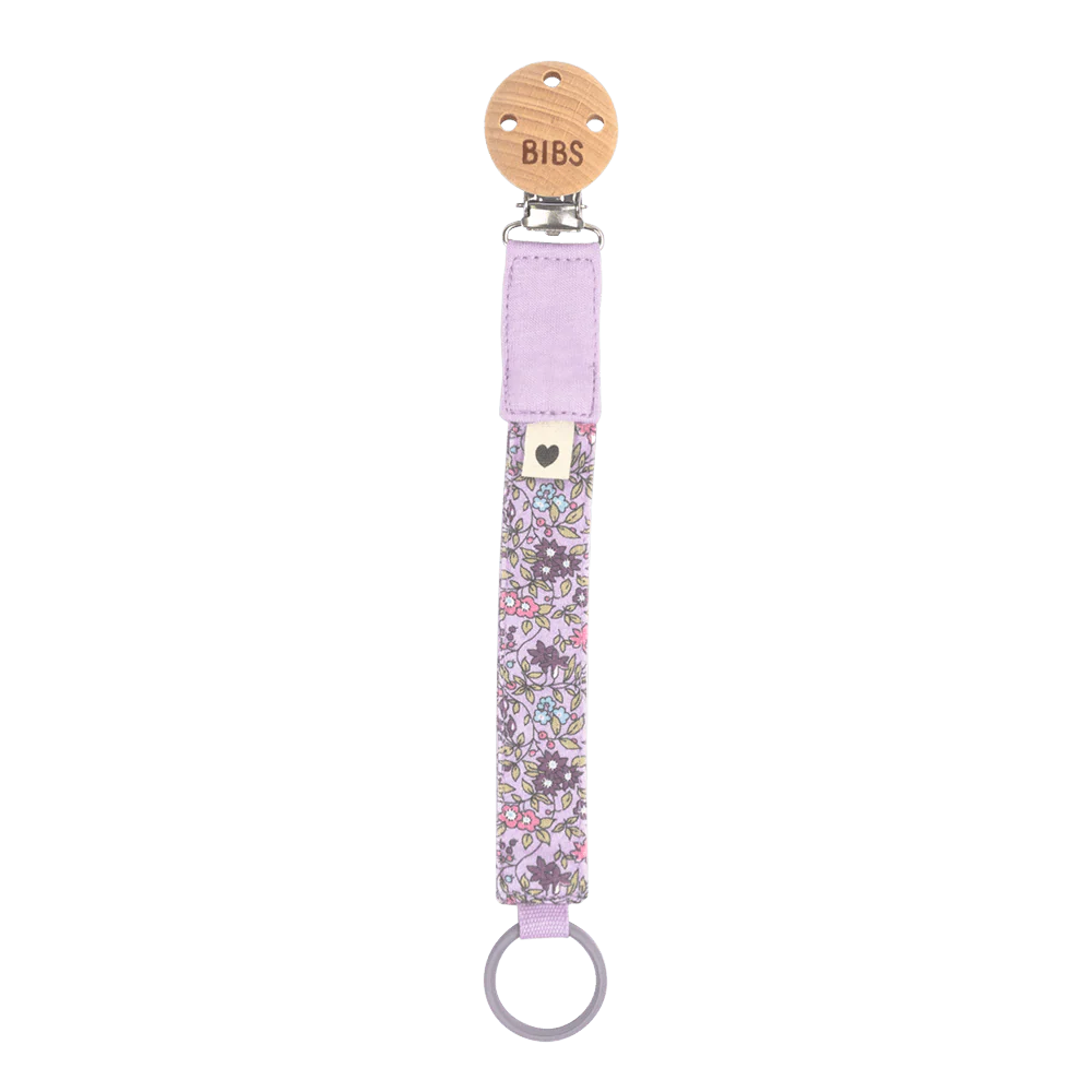 BIBS x Liberty Pacifier Clip Violet sky