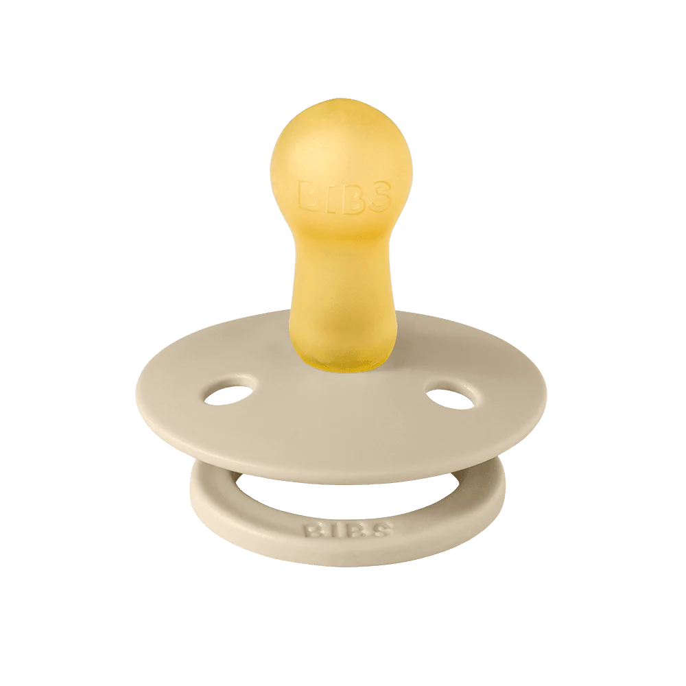 BIBS Round Nipple Pacifier X Liberty 2 Pack Colour Bobo Latex Size 1 Ivory Mix