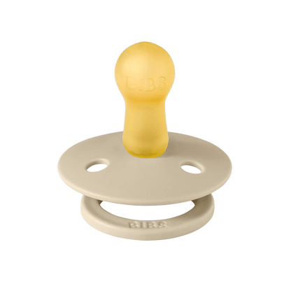 BIBS Round Nipple Pacifier X Liberty 2 Pack Colour Bobo Latex Size 1 Ivory Mix