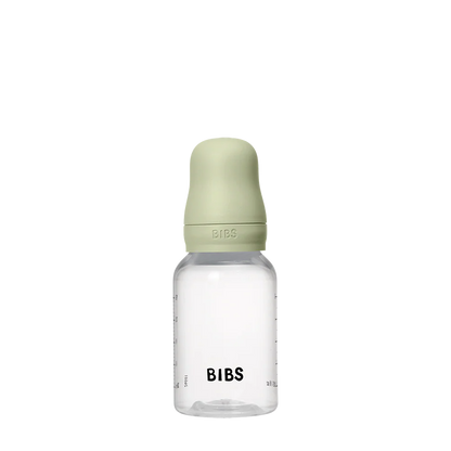 BIBS Baby Bottle Round Nipple Latex 1 Pack 150 Ml Slow Flow Sage